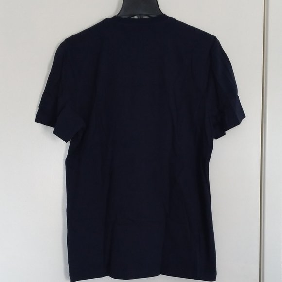 🆕Reebok Men's Standard Training E. Graphic T-Shirt,Vector Navy/Small White Logo - Picture 10 of 14